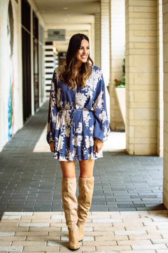 Free People Dress and OTK boots