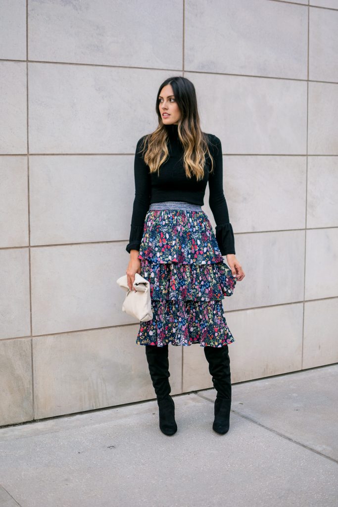 style the girl, maxi skirt worn two ways