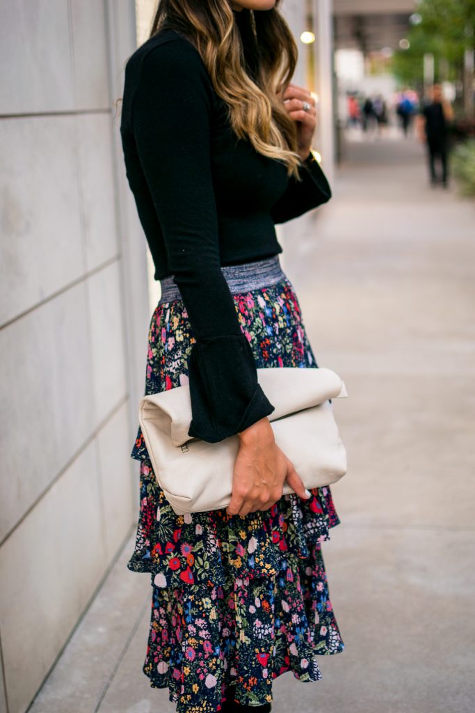 style the girl, maxi skirt worn two ways