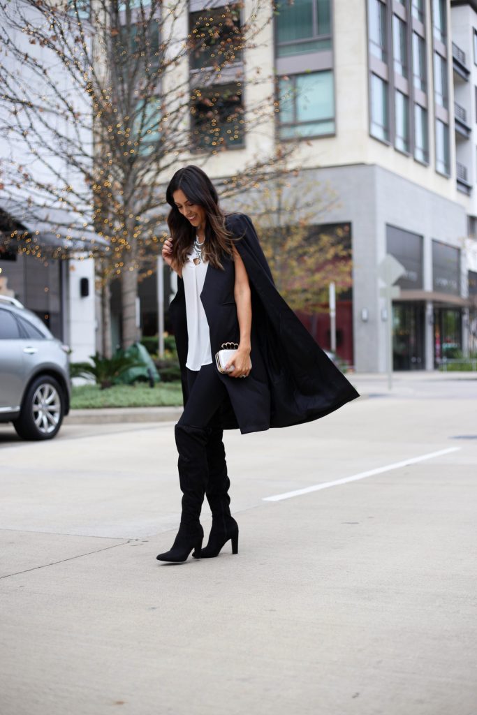 Style The Girl Black Cape