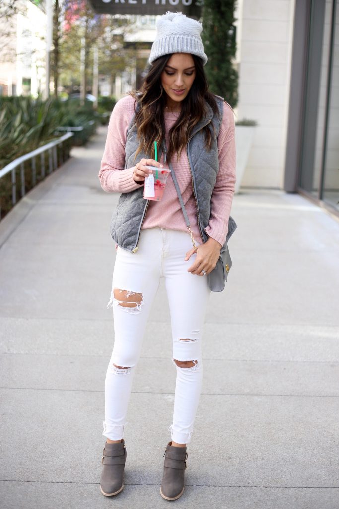 Style The Girl Pink and Grey