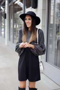 Style The Girl Billow Sleeve Dress