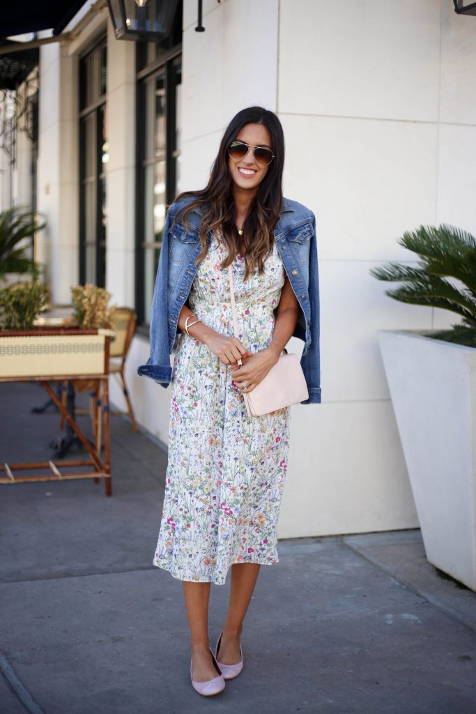 Style The Girl Floral Midi Dress