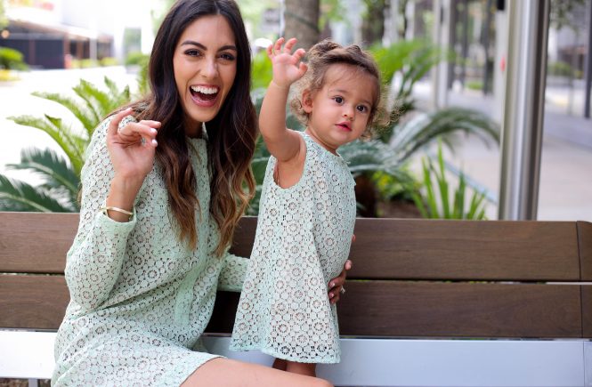 Style The Girl Mommy and Me Mint Dress