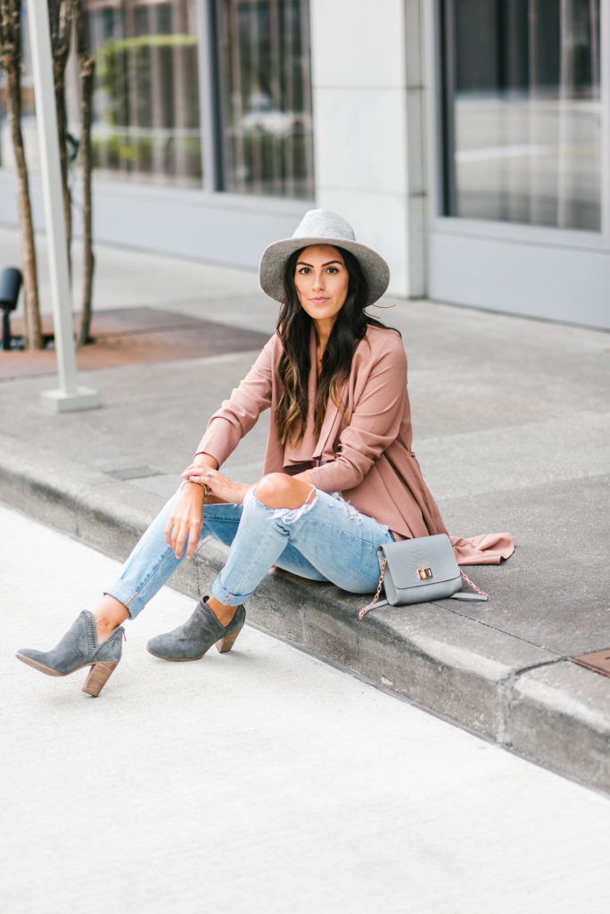 Style The Girl Blush Pink Duster