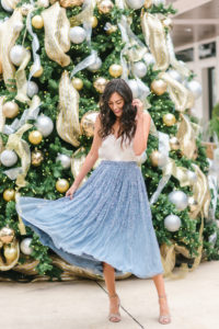 Style The Girl Tulle Skirt For The Holidays With Asos
