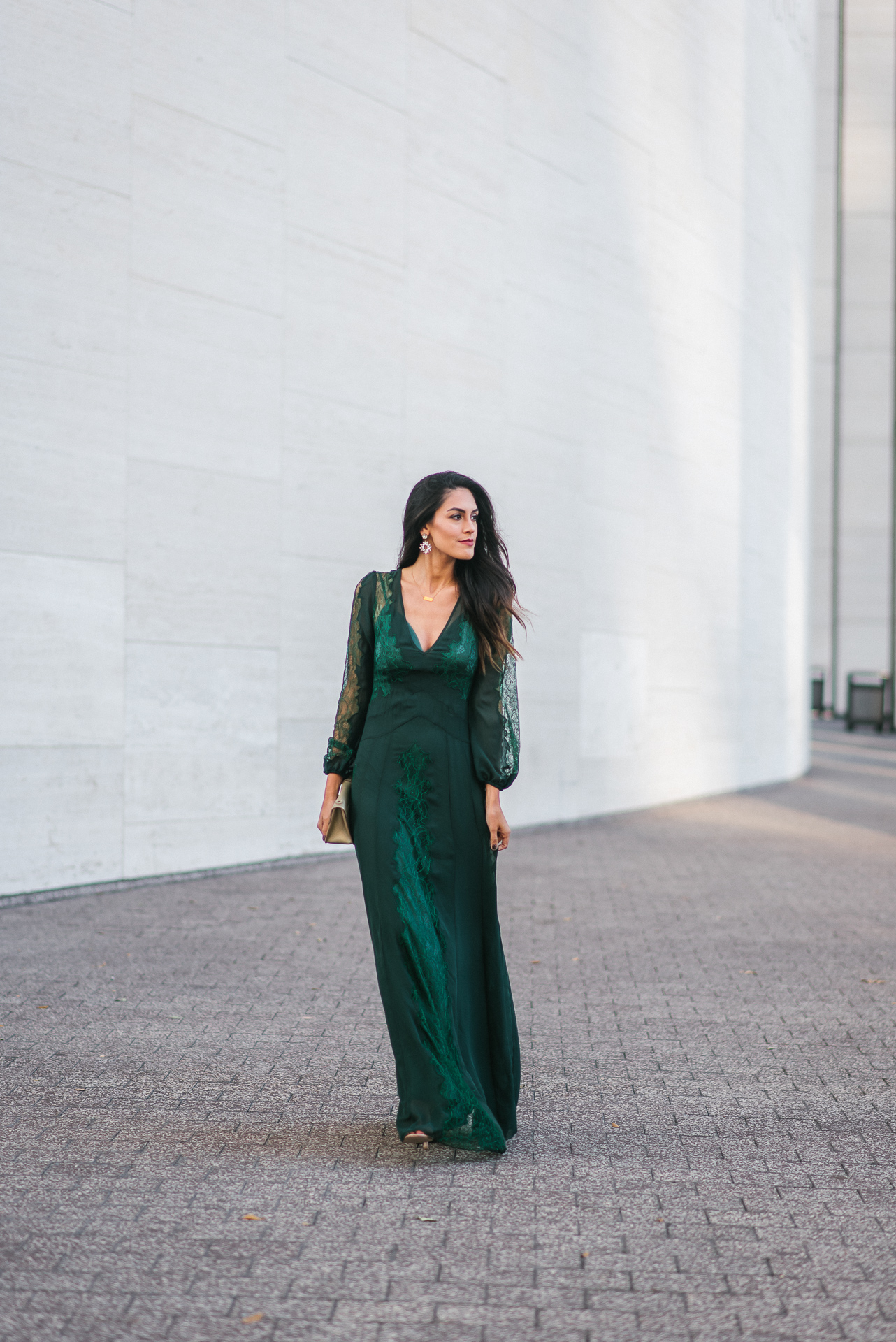 The Perfect Emerald Maxi Dress for New Years - STYLETHEGIRL