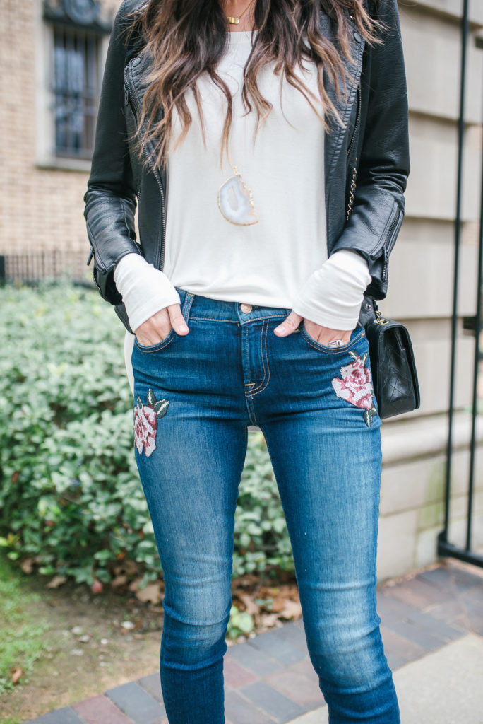 Style The Girl How To Wear Patched Denim
