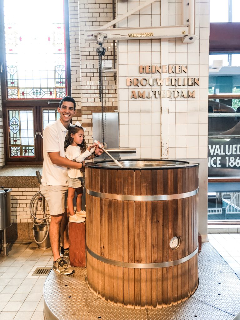3 Days in Amsterdam with a Toddler- Heineken Experience