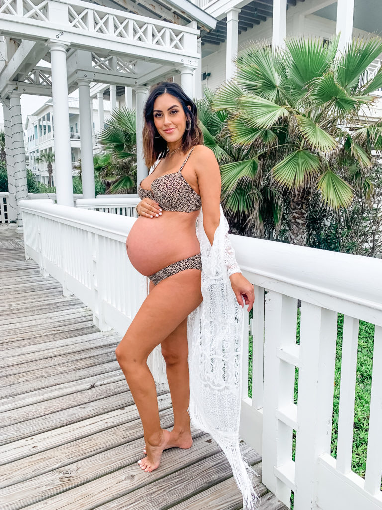 8 Non-Maternity Bathing Suits Perfect For The Bump Under $50