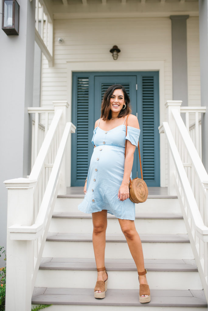 The Perfect Spring Maternity Dress Under $60 - STYLETHEGIRL